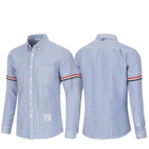 THOM BROWNE 톰브라운 소매 스트라이프 셔츠