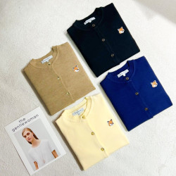 MAISON KITSUNE 메종키츠네 헤드 라운드 가디건