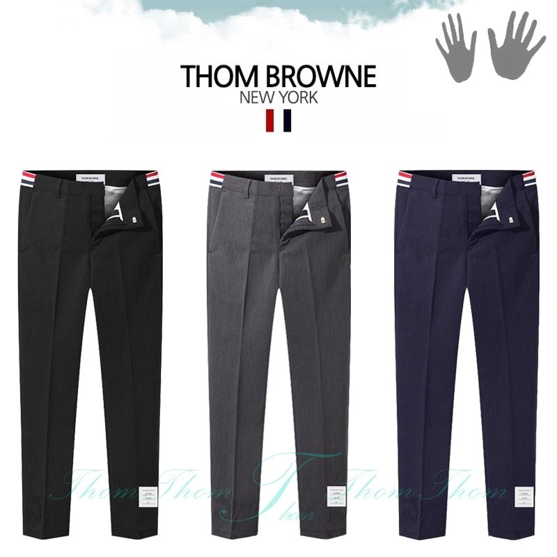 THOM BROWNE 톰브라운 삼선 밴딩 슬랙스 팬츠