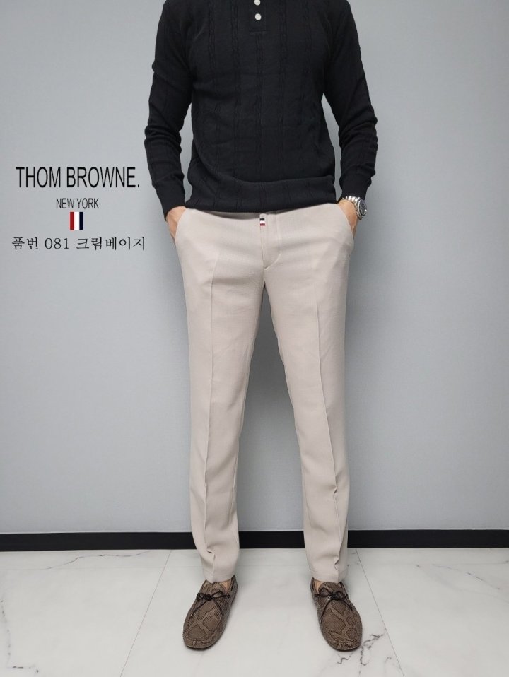 THOM BROWNE 톰브라운 쿨 린넨 슬랙스 3COLOR