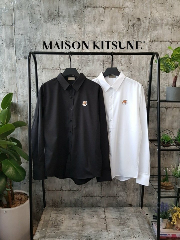 MAISON KITSUNE 메종키츠네 베이직 드레스 셔츠