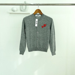 COMME DES GARCONS 더블레드와펜 라운드 가디건