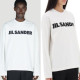 JIL SANDER 질샌더 로고 긴팔티셔츠