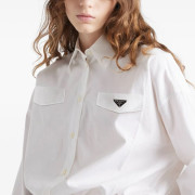 ●5월 판매 7위● PRADA 프라다 투포켓 스트링 셔츠 2COLOR