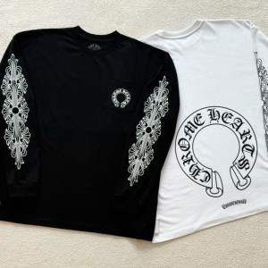 CHROME HEARTS 크롬하츠 홀스슈 플로랄 롱 슬리브