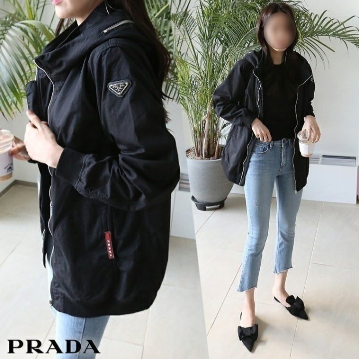 PRADA 프라다 만두목 자켓