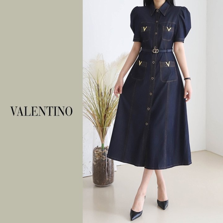 VALENTINO 발렌티노 기본 청원피스