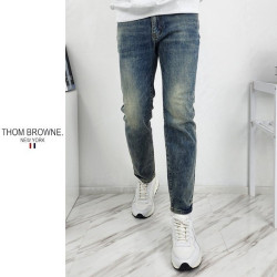 STONE ISLAND 스톤아일랜드 블루라벨 워싱 그레이 데님진