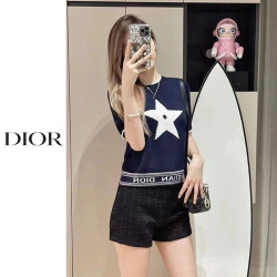 DIOR 디올 스타 레터링 라운드니트 2COLOR