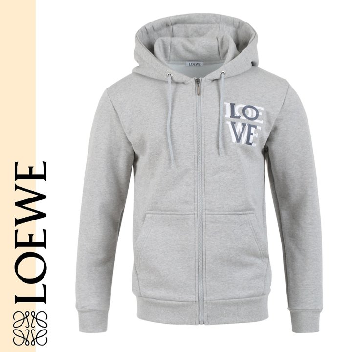 LOEWE 로에베 아나그램 자수 후드집업