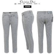 DIOR 디올 자수 로고 그레이 슬림 일자진