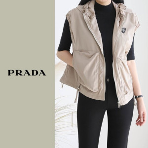 PRADA 프라다 후드 조끼 2COLOR
