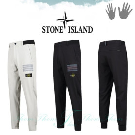 STONE ISLAND 스톤아일랜드 사이드 밴드 반사 라인 조거 팬츠