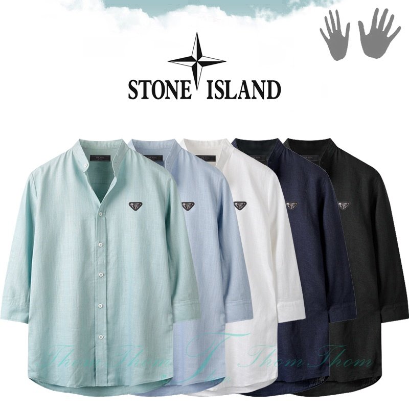 PRADA 프라다 차이나 7부 셔츠