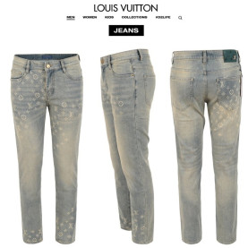 LOUIS VUITTON 루이비통 스틸로고 모노그램 스팟 슬림 일자진