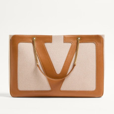 VALENTINO 발렌티노 가라바니 비바 슈퍼스타 캔버스 라지 쇼퍼백