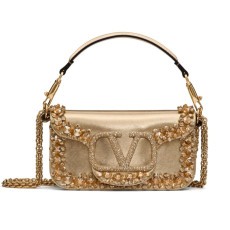 VALENTINO 발렌티노 Locò 크리스털 장식 숄더백