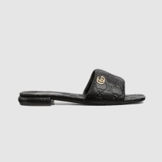 GUCCI 구찌 여성용 더블 G 슬라이드 샌들 816330 2COLOR