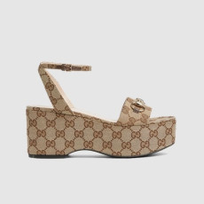 GUCCI 구찌 여성용 홀스빗 플랫폼 샌들 794718