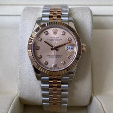 ROLEX 로렉스 여성용 데이저스트 RG 다이아몬드 다이얼 콤비 SS/RG 31mm 278271