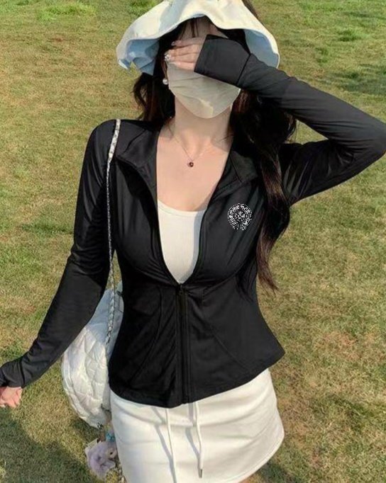 CHROME HEARTS 크롬하츠 자수 슬림핏 래쉬가드  트레이닝 집업 4COLOR