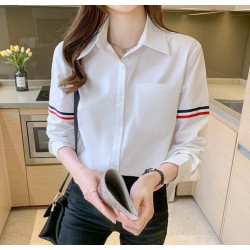 THOM BROWNE 톰브라운 팔삼선 남방