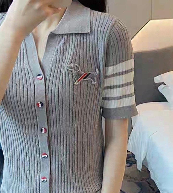 THOM BROWNE 톰브라운 헥터 칼라버튼 니트 셔츠 3COLOR