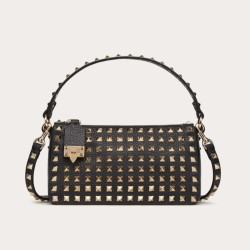 VALENTINO 발렌티노 스몰 스터드 그레인드 카프스킨 크로스백