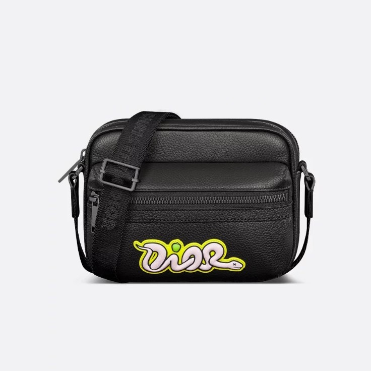 DIOR 디올 Rider 2.0 DIOR AND KAWS 미니 지퍼 메신저백 2ESWS