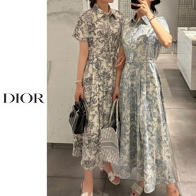 DIOR 디올 이자벨라 벨트 원피스