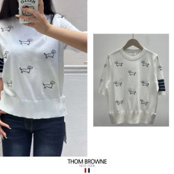 THOM BROWNE 톰브라운 4바 멀티도그 니트