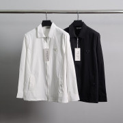 PRADA 프라다 삼각레더패치 집업 바람막이