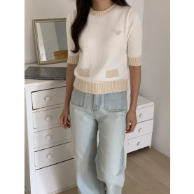 PRADA 프라다 코튼 라운드 니트 2COLOR