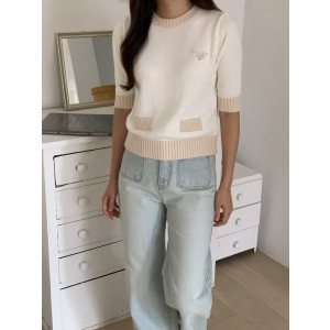 PRADA 프라다 코튼 라운드 니트 2COLOR