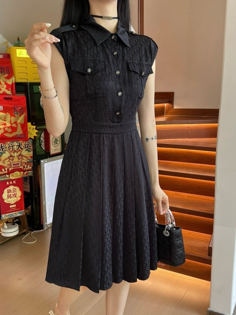 DIOR 디올 오블리크 나시원피스