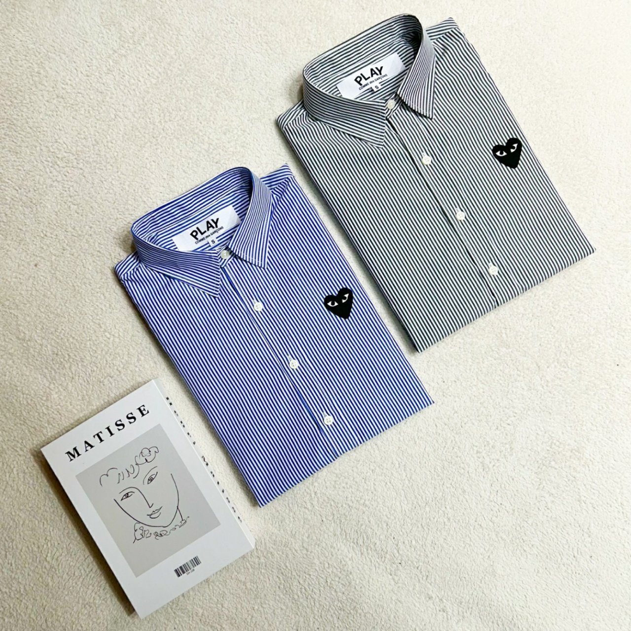 COMME DES GARCONS 꼼데가르송 스트라이프 셔츠