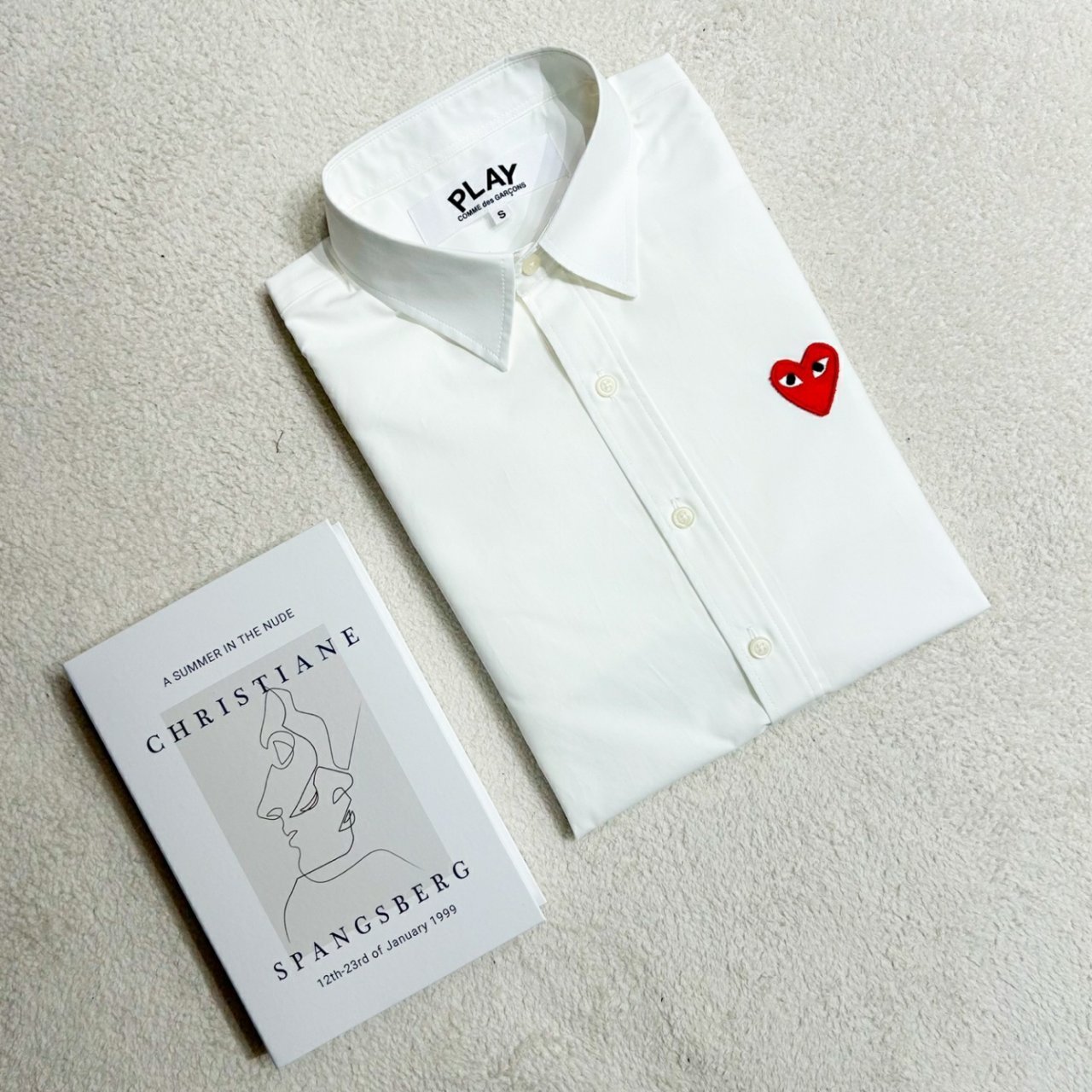 COMME DES GARCONS 꼼데가르송 원포인트 셔츠