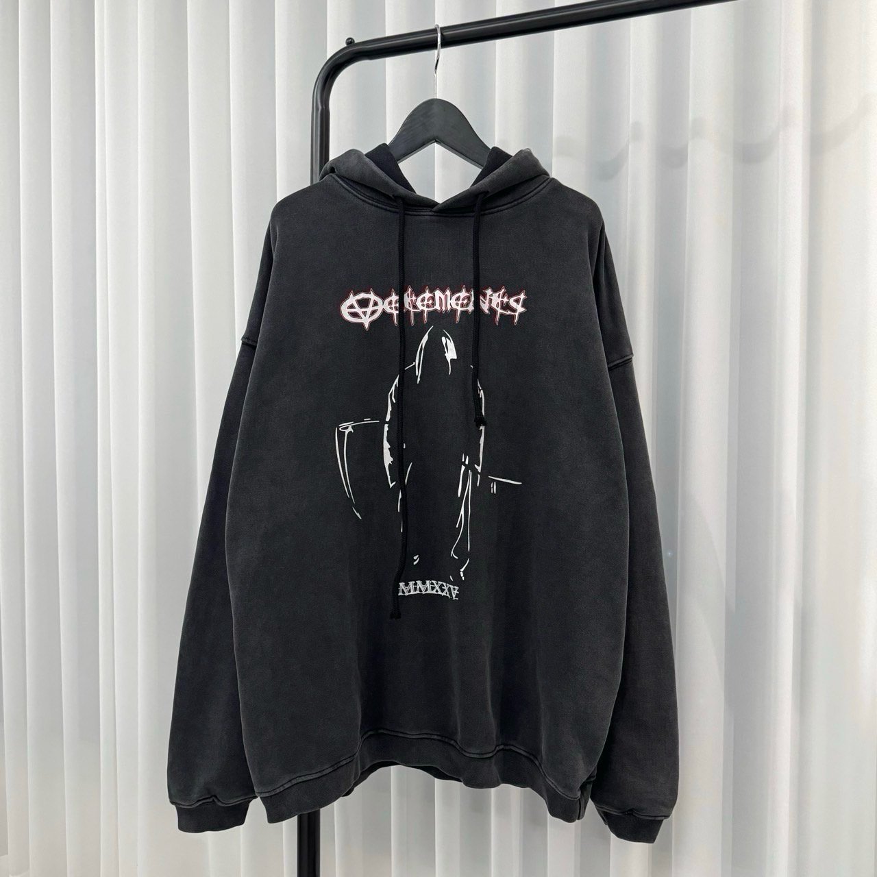 VETEMENTS 베트멍 리퍼 로고 후디