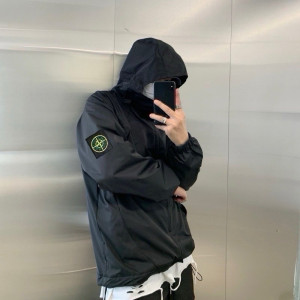 STONE ISLAND 스톤아일랜드 더블 와펜 패치 바람막이 2COLOR