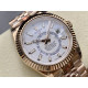 ROLEX 로렉스 스카이드웰러 화이트 다이얼 로즈골드 금통 쥬빌레 42mm