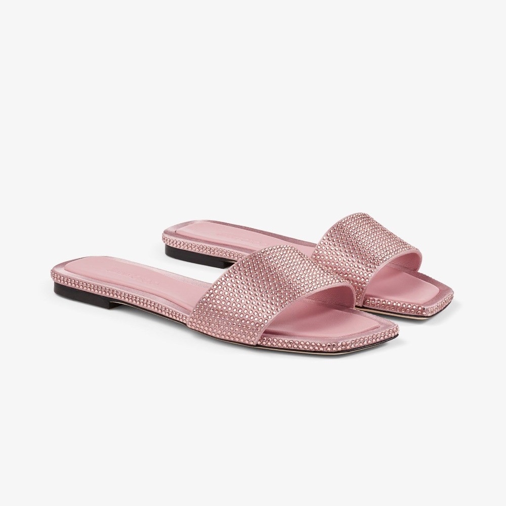 JIMMY CHOO 지미추 여성용 슬리퍼 Clovis Flat 3COLOR