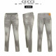 GUCCI 구찌 백로고 그레이 슬림 일자진