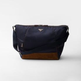 PRADA 프라다 리나일론 및 가죽 숄더백 2VH180