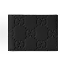 GUCCI 구찌 더블 G 로고 플랩 접이식 러버 지갑 780403