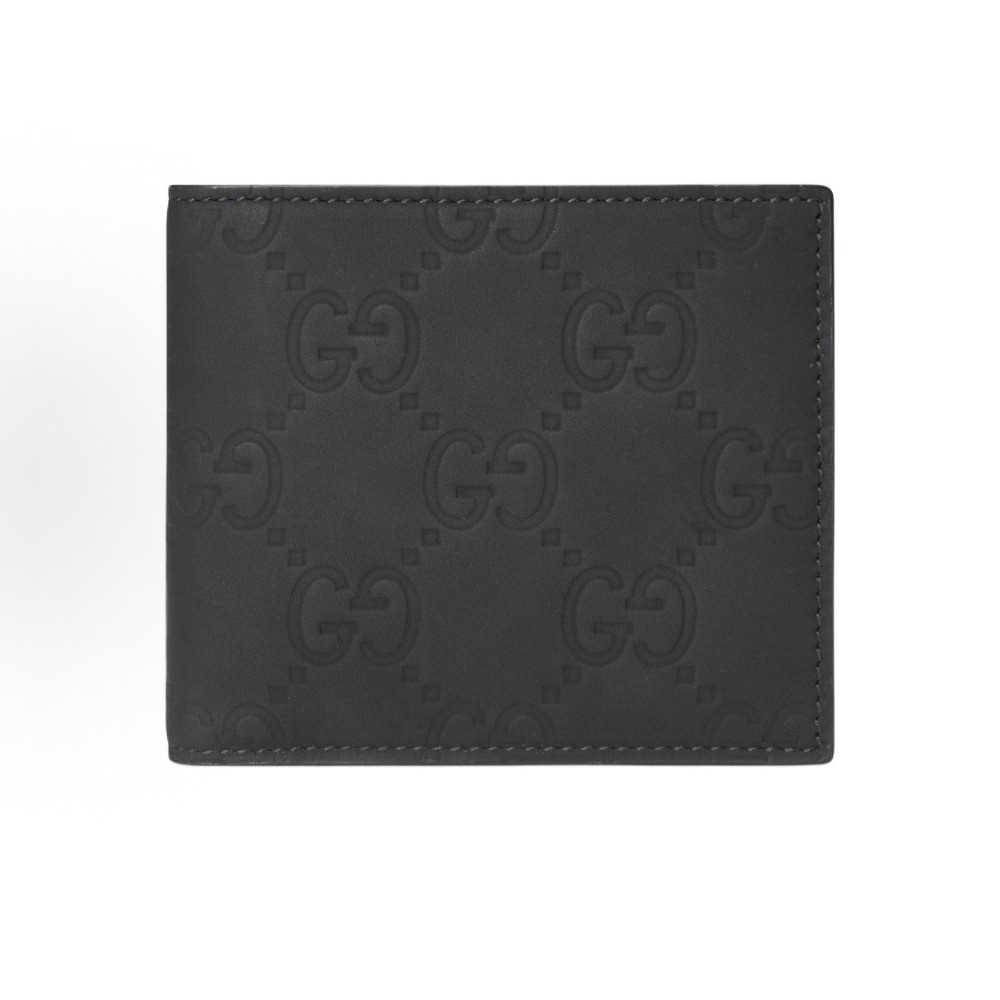GUCCI 구찌 더블 G 로고 플랩 접이식 러버 지갑 780403