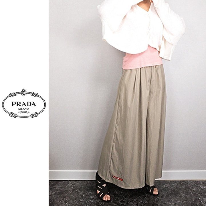 PRADA 프라다 쿨 맥스 프릴 롱 치마바지 2COLOR