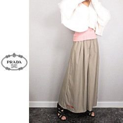 PRADA 프라다 쿨 맥스 프릴 롱 치마바지 2COLOR