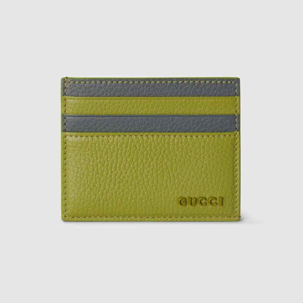 GUCCI 구찌 로고 바이컬러 카드 케이스 817043