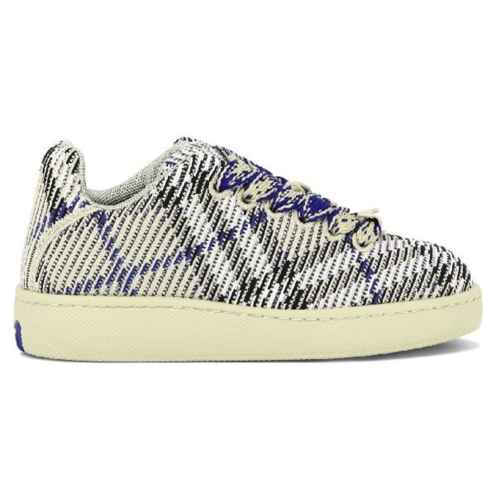 BURBERRY 버버리 남여공용 체크 니트 박스 스니커즈 80884941