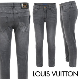 LOUIS VUITTON 루이비통 골드 플레이트 다크 그레이 슬림 일자진